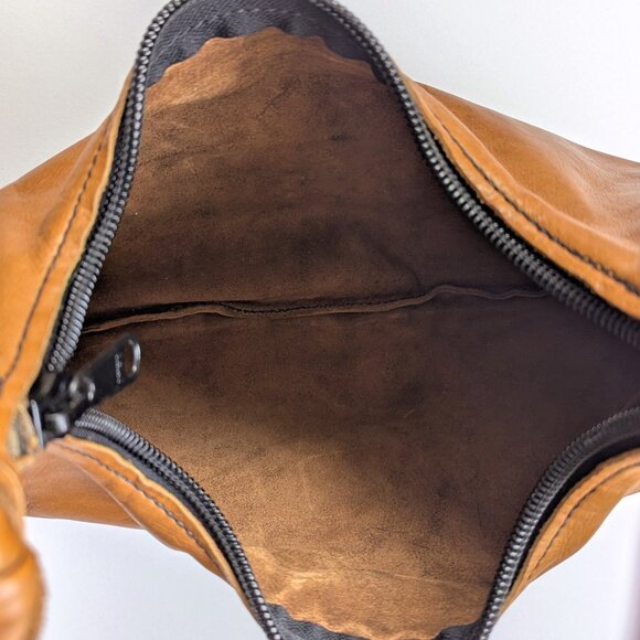🐎 Unique Snaffle Horse Bit Brown Leather Hobo Bag - Picture 7 of 12
